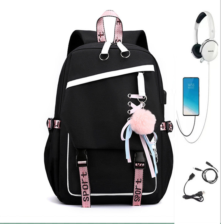 Simple backpack for laptop, 14 inches, 20–35 L