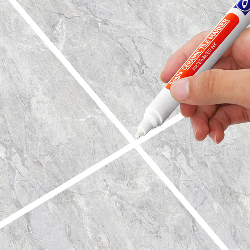 Grout pen for ceramic tiles in various colors