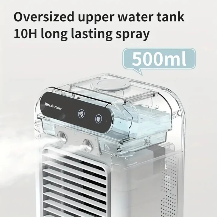BowLift | Rechargeable Portable Aircon with Mist Spray