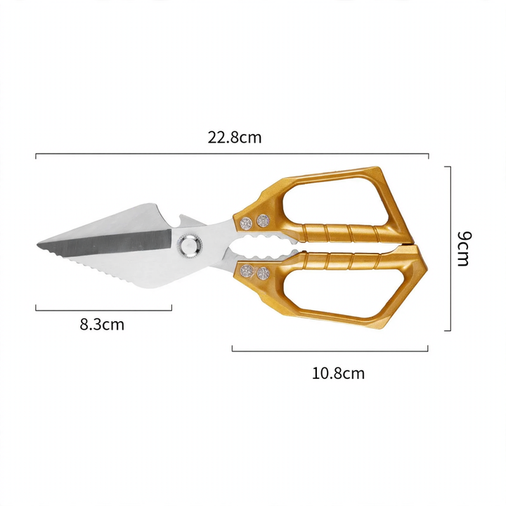 Kitchen scissors made of stainless steel