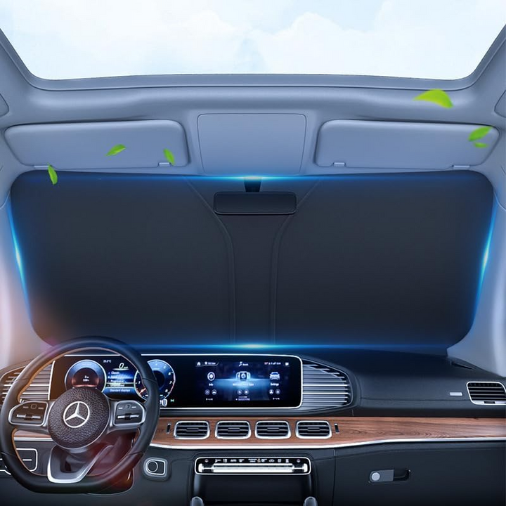 Laser-reflective windshield | Sleek design, quick setup, compact folding | Bowlift