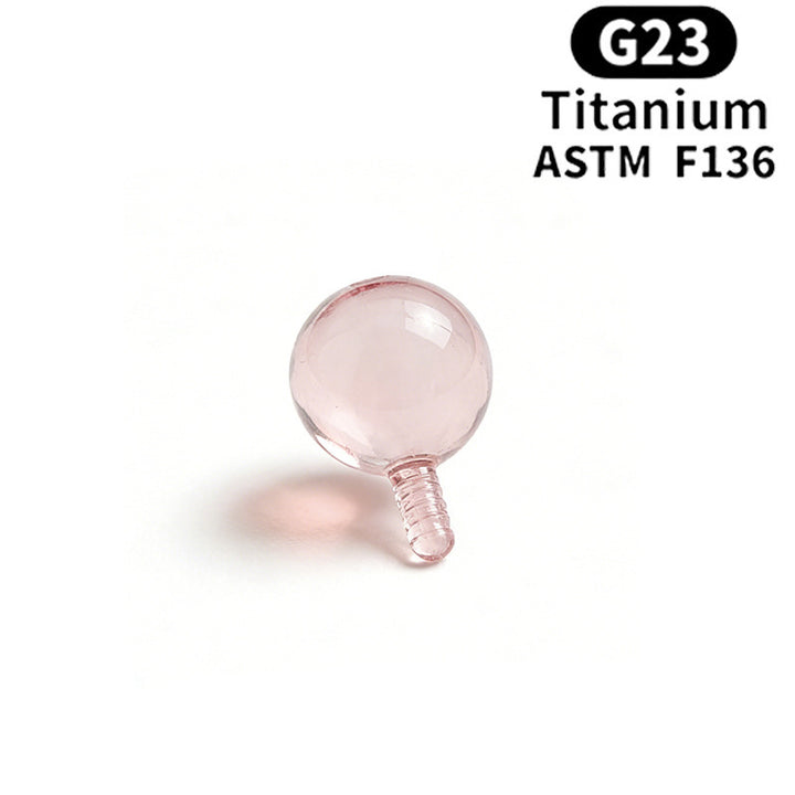 Titan Piercing bar with internal thread