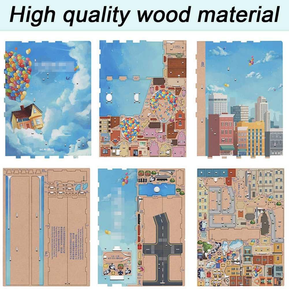 3D-Wood Puzzle DIY-Book Corner Kit | Bowlift