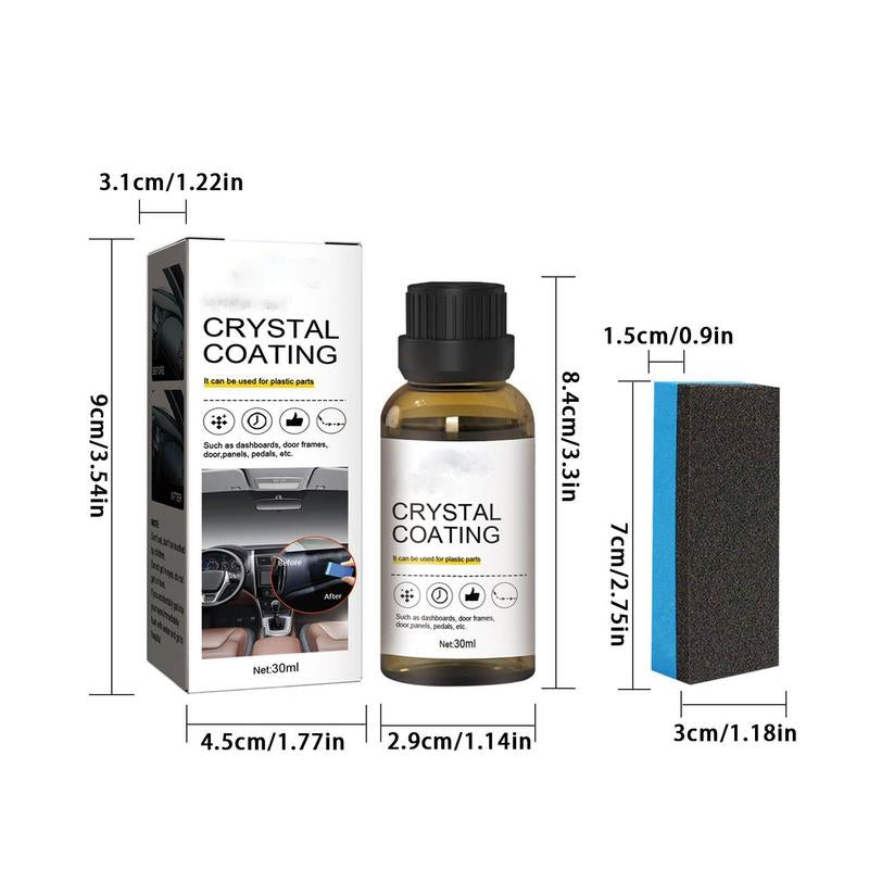 Plastic parts Crystalline coating | Restore faded parts in seconds | Bowlift