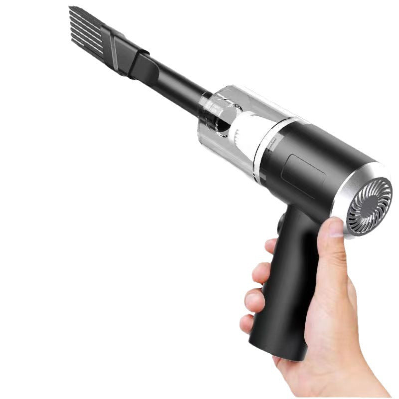 Portable battery vacuum cleaner with blowing function