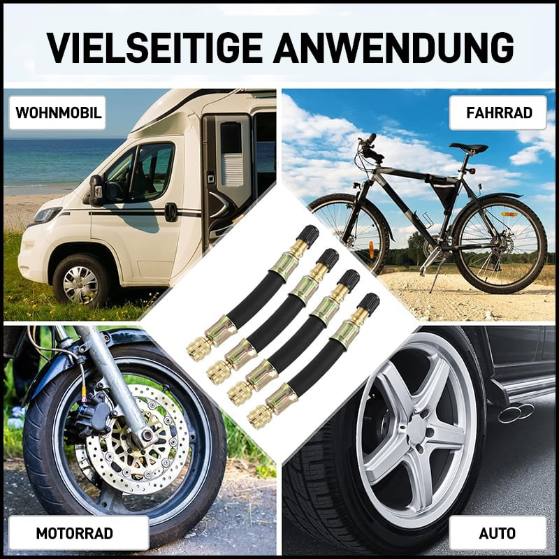 Flexible tire valve extensions | Universal fit, effortless access | Bowlift