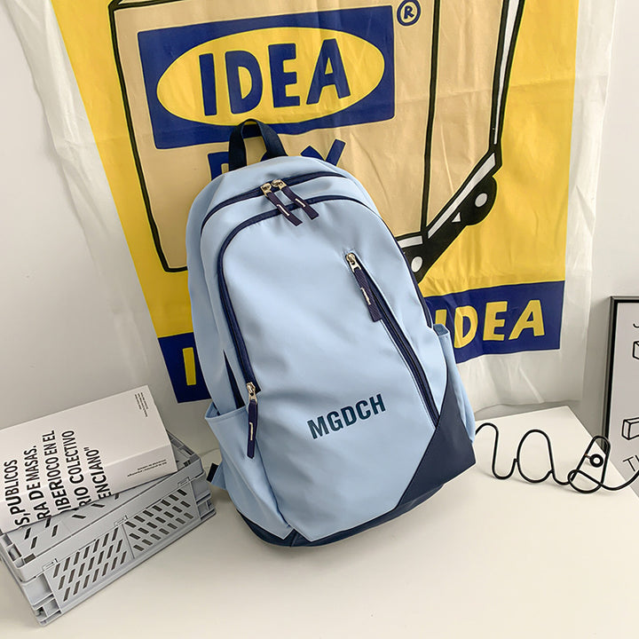 Backpack, 20–35 L, letter pattern, up to 13 inches
