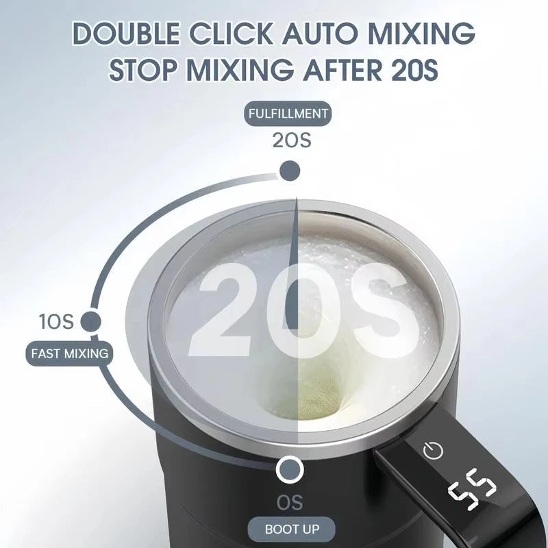 BowLift | 380ml Self-Stirring Mug with Intelligent Temperature Display
