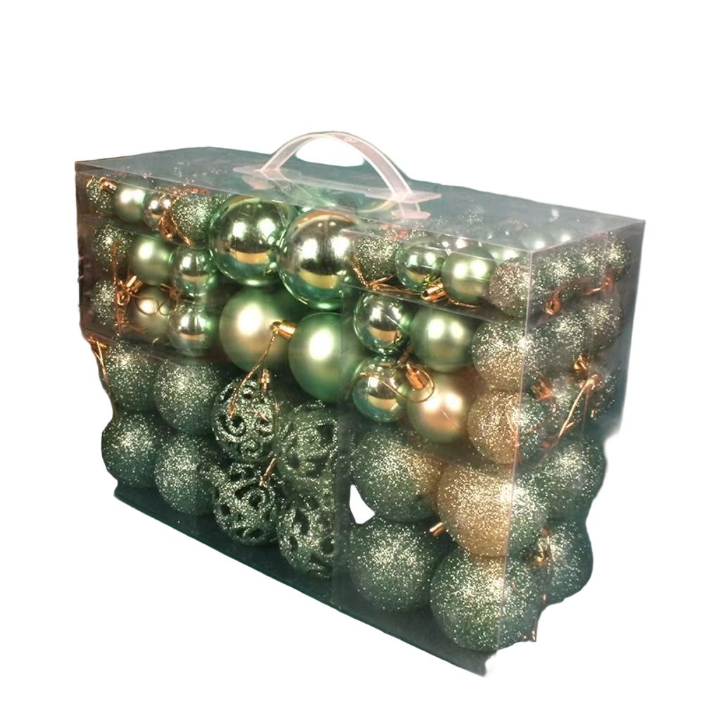 BowLift | Christmas Baubles Large Pattern Set of Decorations for Party