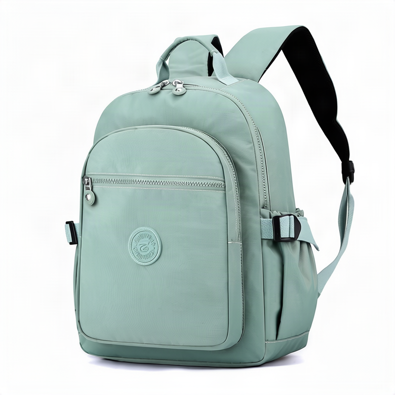 Nylon backpack for women, large capacity