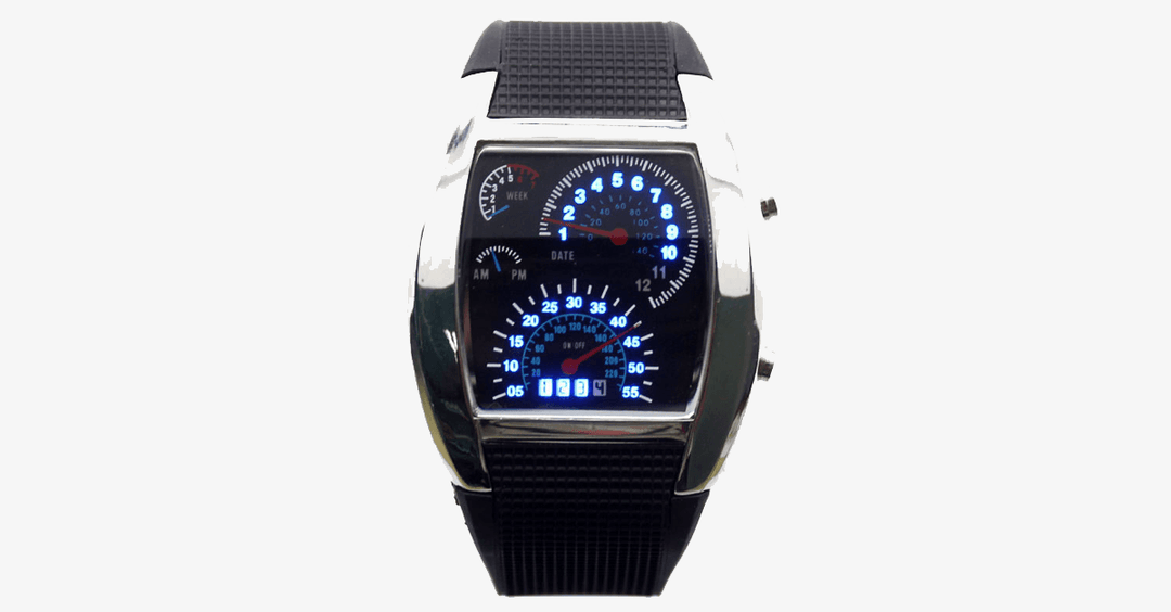 BowLift | Stylish Car Racing Design LED Digital Men's Watch