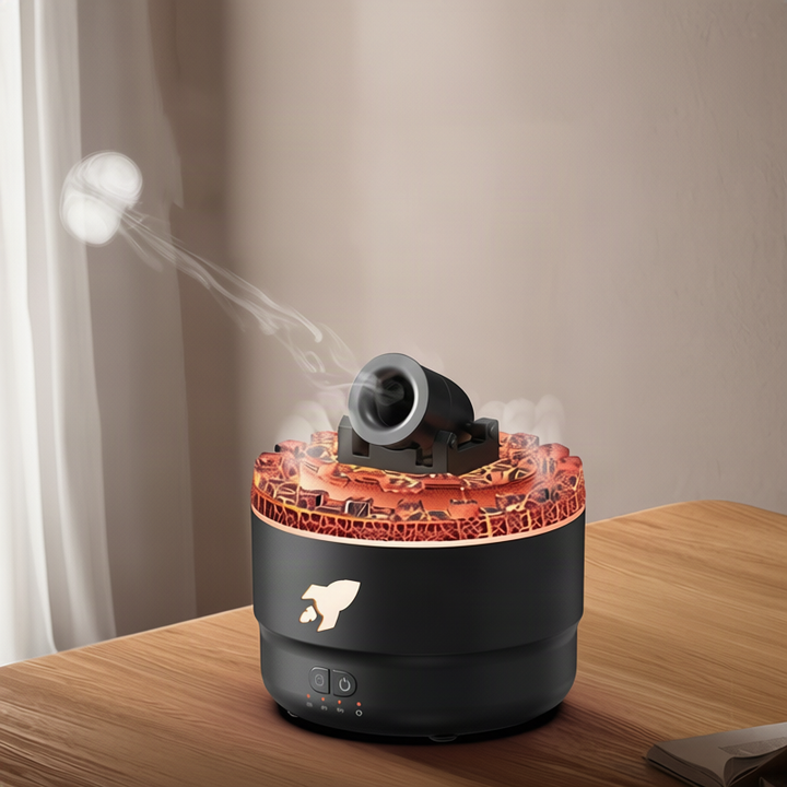 Ultrasonic diffuser with humidity function