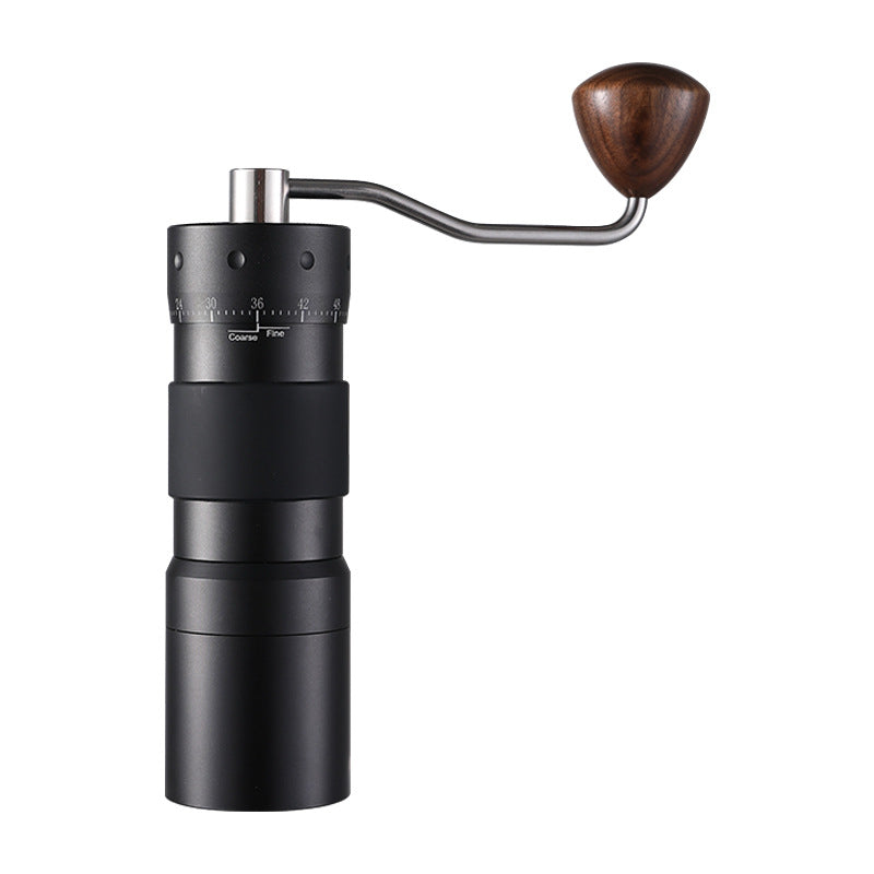 Hand coffee grinder with steel core, luxury design