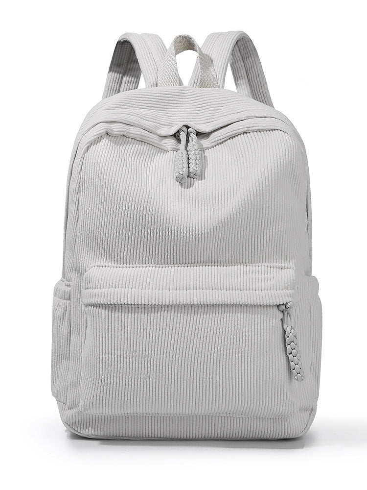 Cord backpack for university and travel
