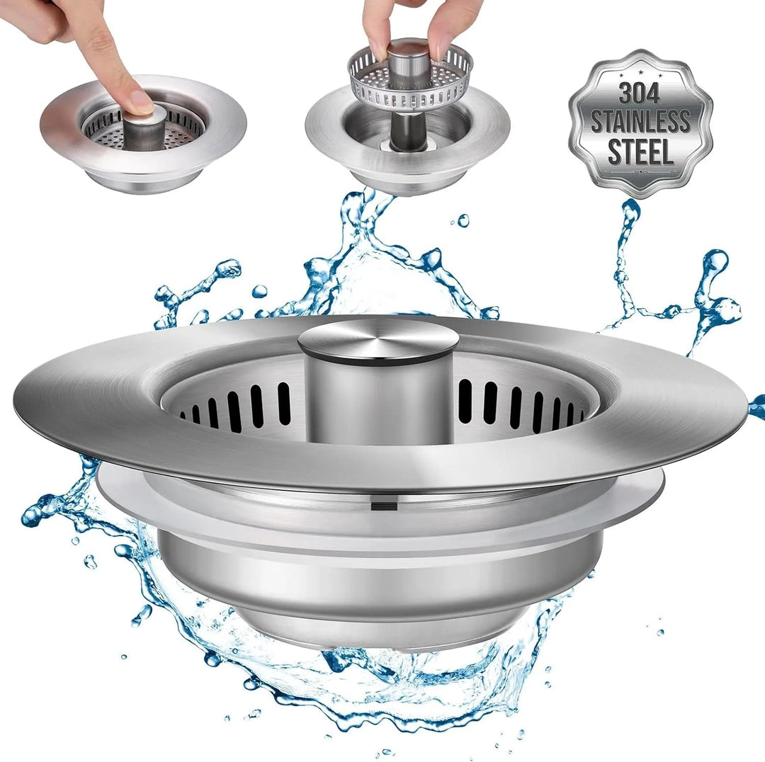 BowLift | Stainless Steel Kitchen Sink Strainer