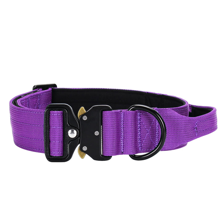Tactical dog collar with handle