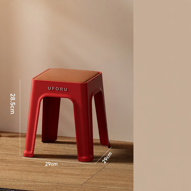 Plastic stackable stool, reinforced, model DA1408