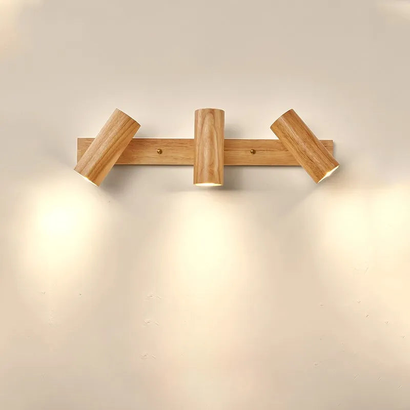 Modern Wall Lamp made of Walnut Wood - Scandinavian LED Wall Lamp for Living Room & Dining Room | Bowlift
