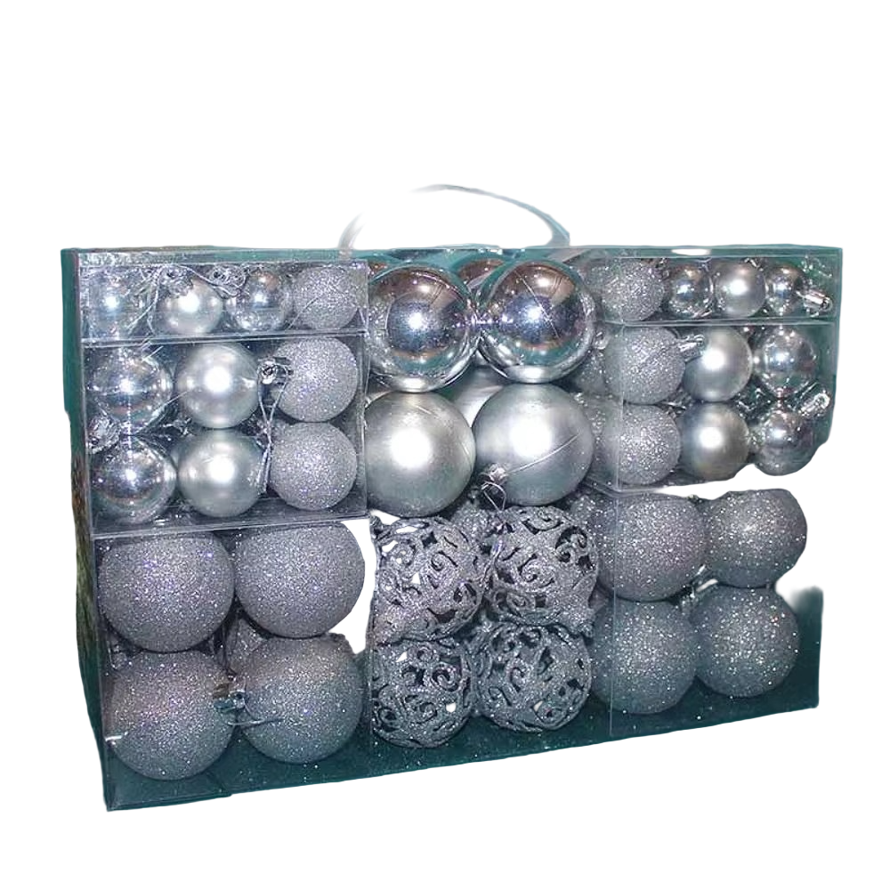 BowLift | Christmas Baubles Large Pattern Set of Decorations for Party