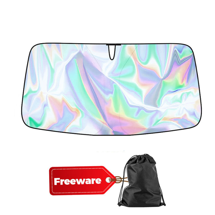 Laser-reflective windshield | Sleek design, quick setup, compact folding | Bowlift