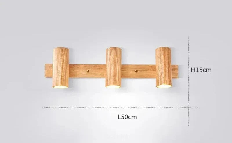 Modern Wall Lamp made of Walnut Wood - Scandinavian LED Wall Lamp for Living Room & Dining Room | Bowlift