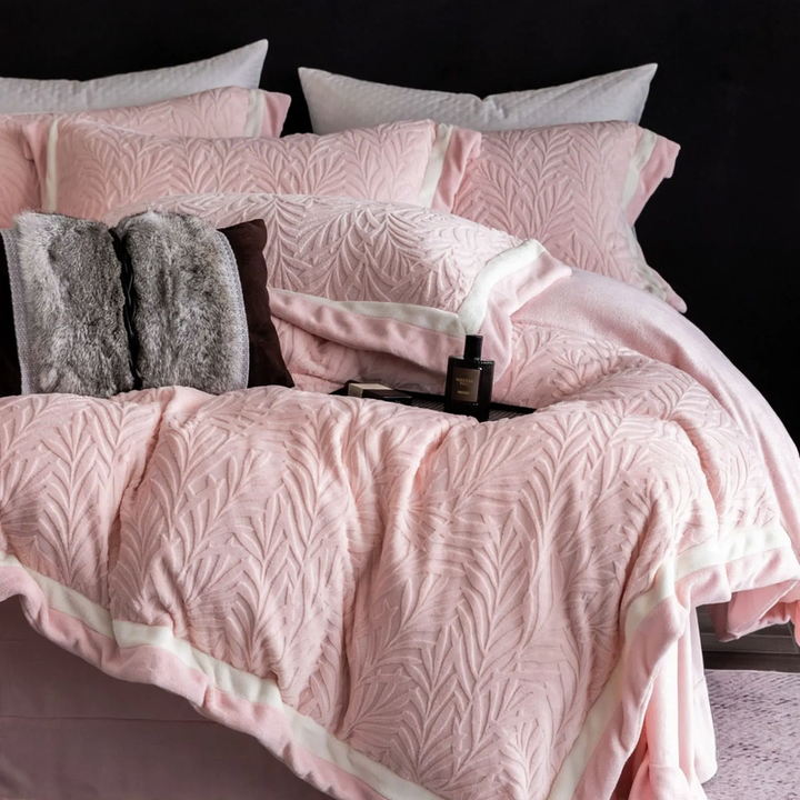 Milk fiber bedding set, 4-piece, luxurious