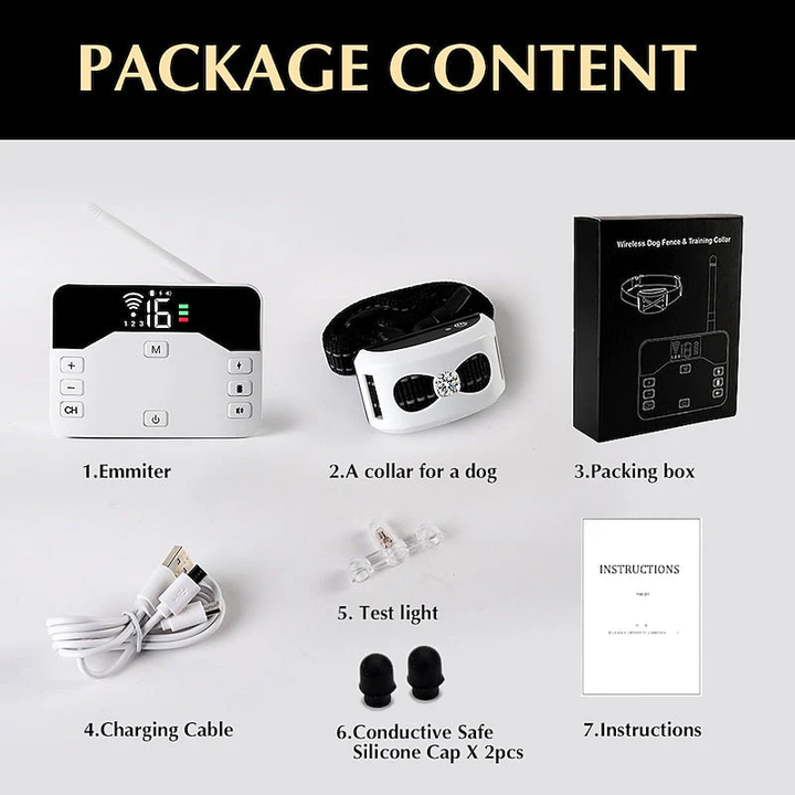 BowLift | 2-in-1 Wireless Dog Fence & Outdoor Training Collar