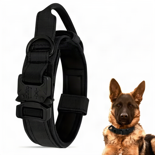 Tactical dog collar made of nylon