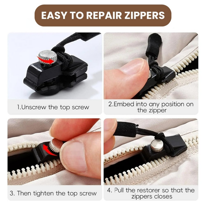 Zipper repair kit | Repair zippers in a flash | Bowlift