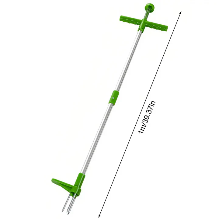 BowLift | Long Handle Weed Puller Tool with Foot Pedal & Claw Design