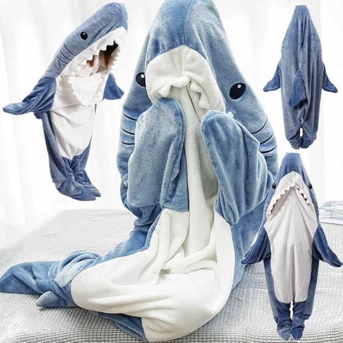 Shark sleeping bag, portable, warming