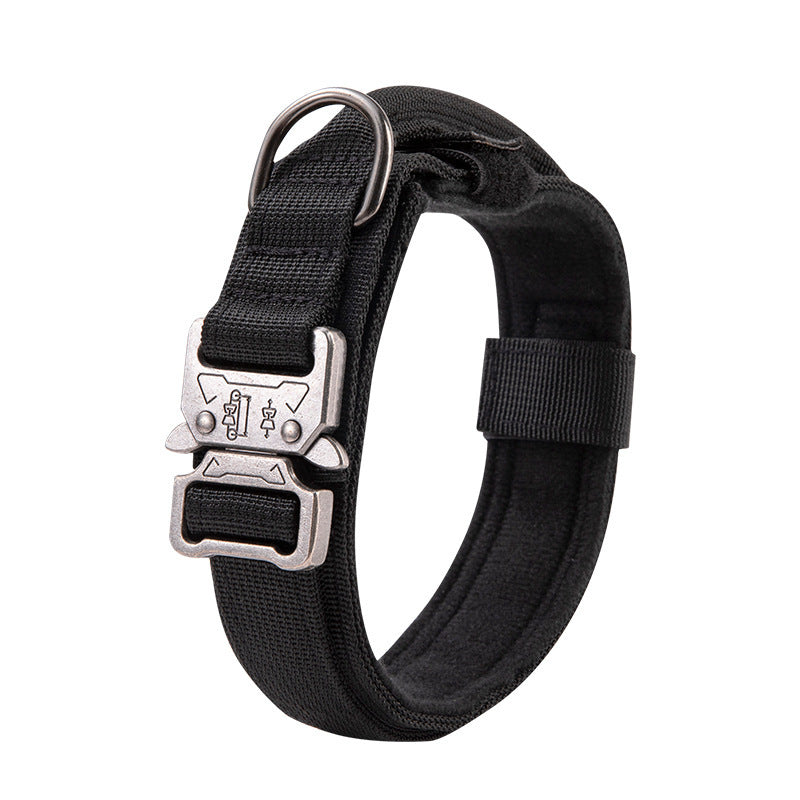 Nylon dog collar with handle