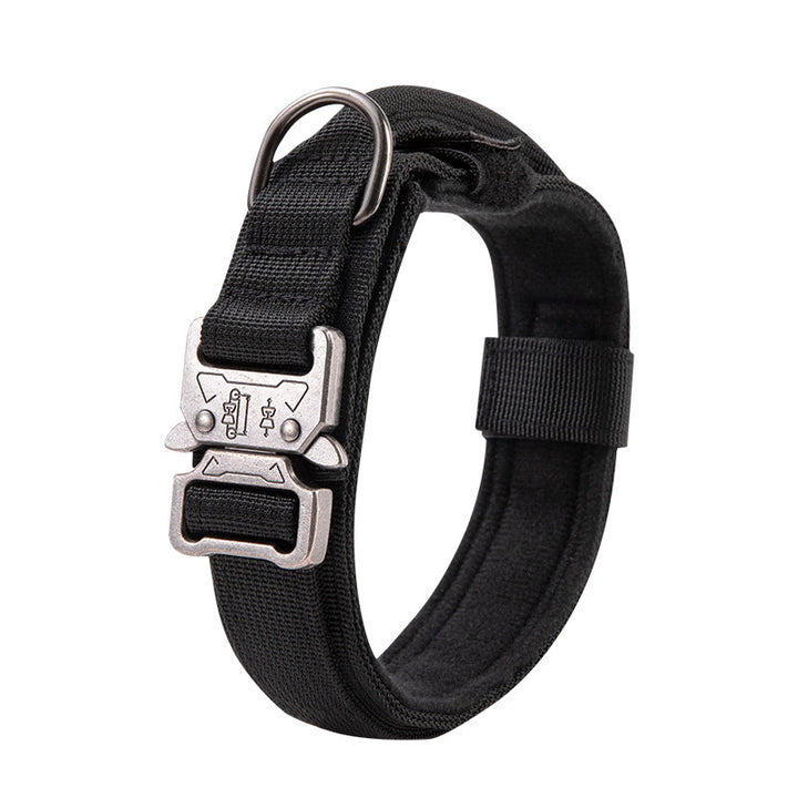 Nylon dog collar with handle