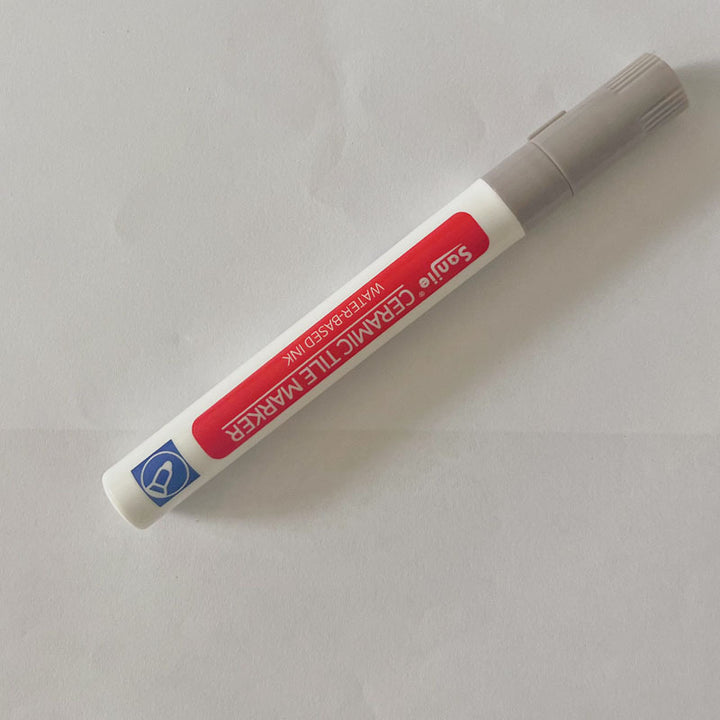 Grout pen for ceramic tiles in various colors