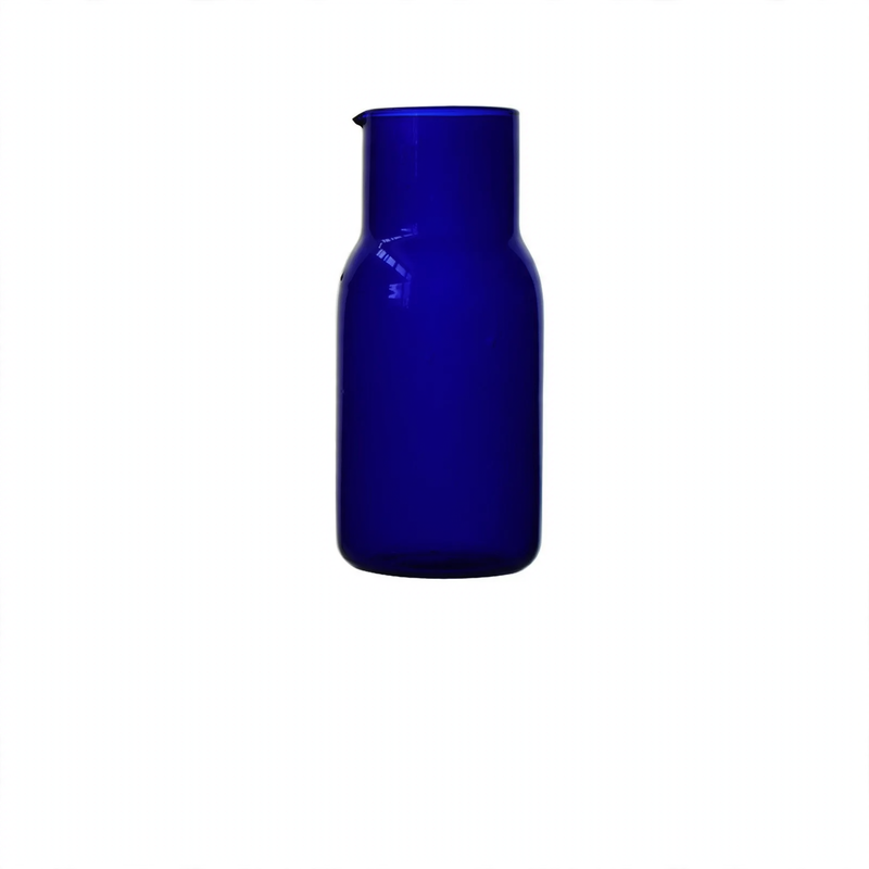 Glass jug with glass, heat resistant