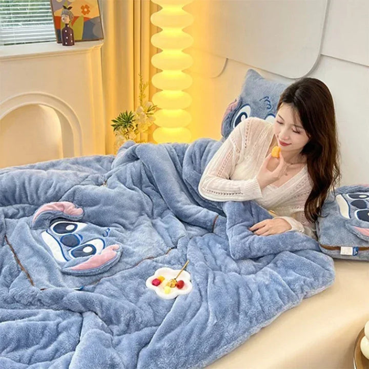 BowLift | Convertible CozyNest Blanket Pillow Combo for Home Comfort