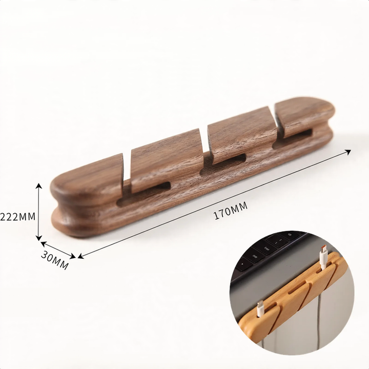Wooden cable organizer, model K009