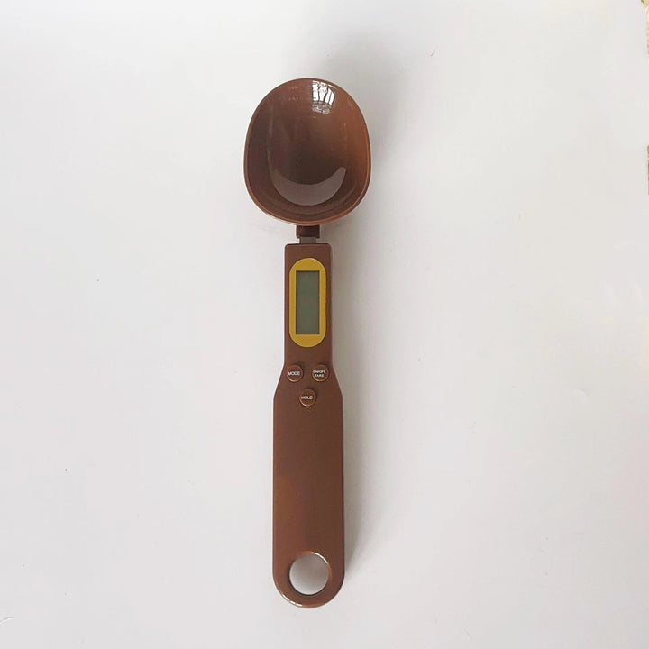 Digital kitchen scale as spoon