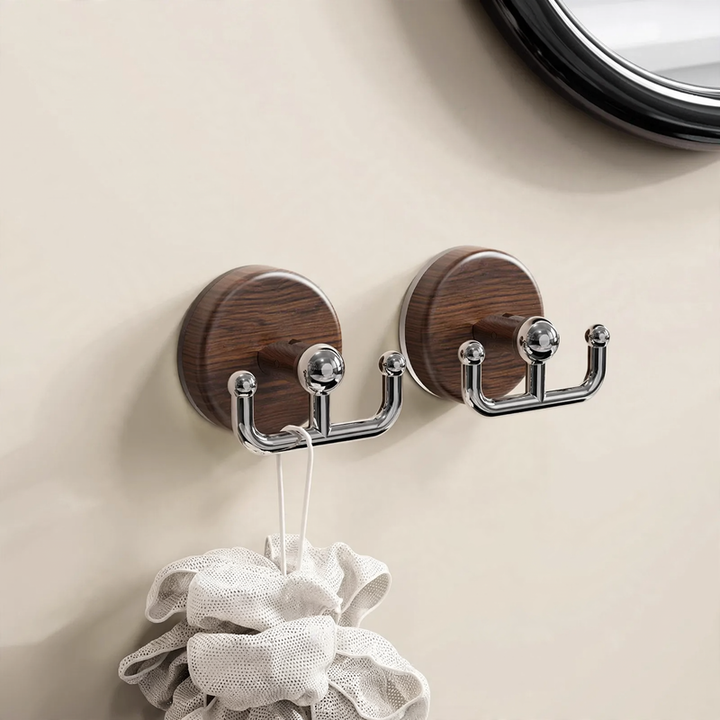 Suction cup hooks, set of 4, plastic