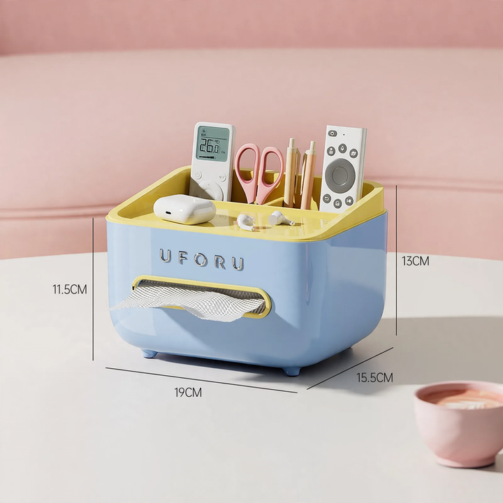 Plastic Tissue Box CD2390 with Storage