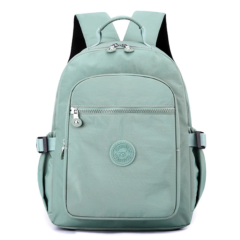 Nylon backpack for women, large capacity