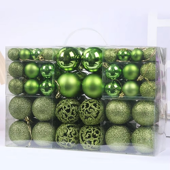 BowLift | Christmas Baubles Large Pattern Set of Decorations for Party
