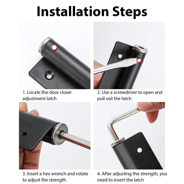 BowLift | Adjustable Door Closer with Internal Spring