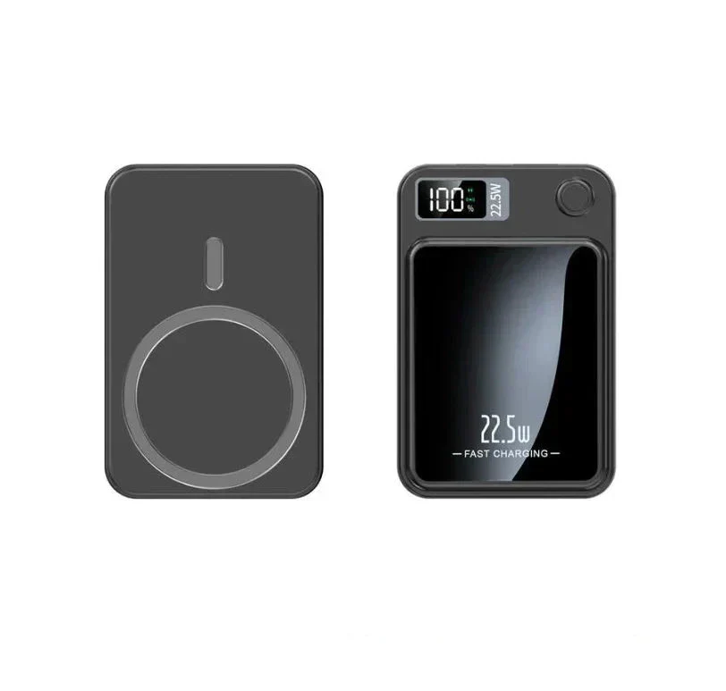 BowLift | Magnetic Mini Power Bank 5000mAh Wireless Backup Charger