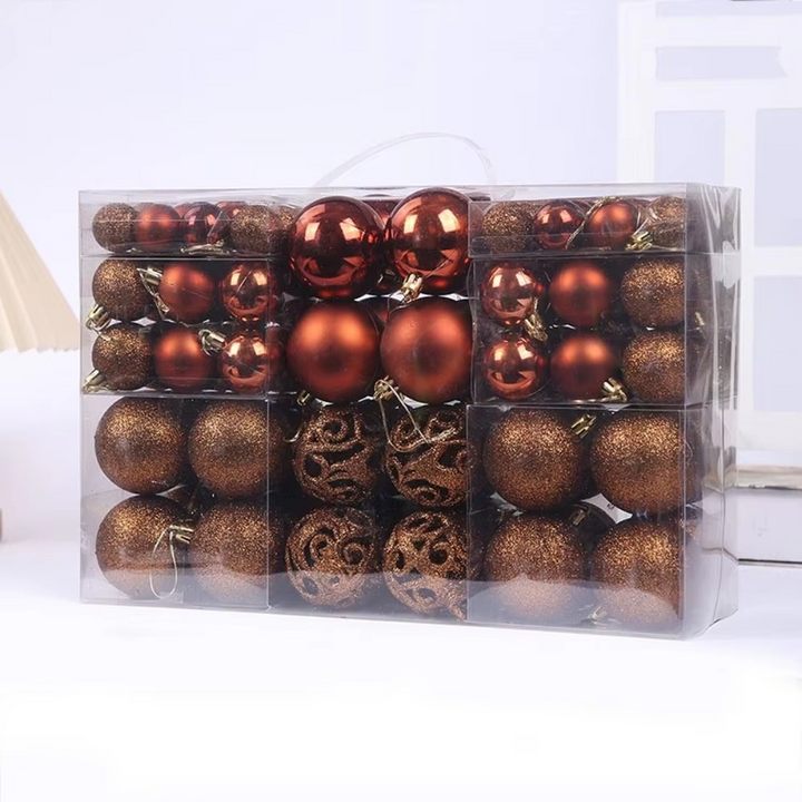 BowLift | Christmas Baubles Large Pattern Set of Decorations for Party
