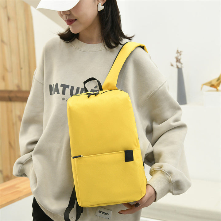 Student backpack made of nylon, relieving, up to 14 inches