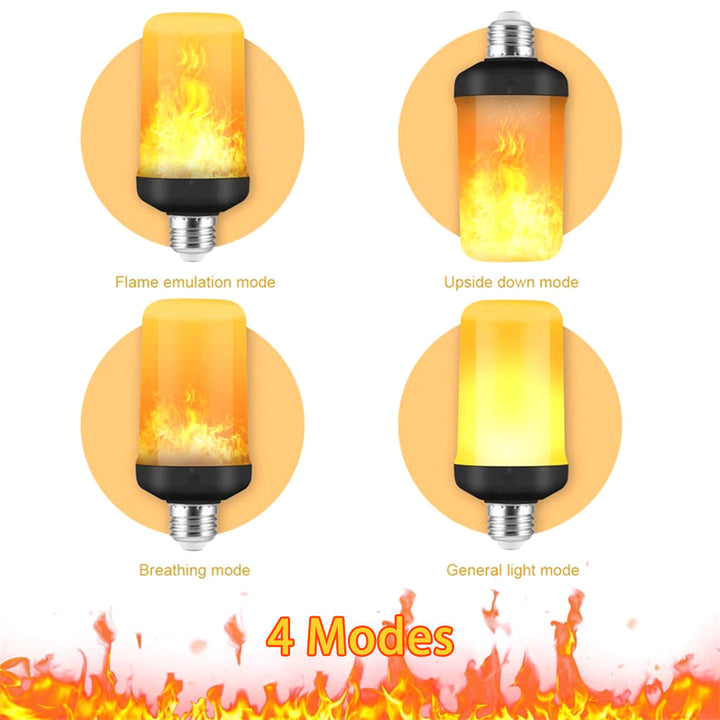 BowLift | LED FLAME LIGHT PARTY LAMP - 4 MODES SIMULATION FIRE