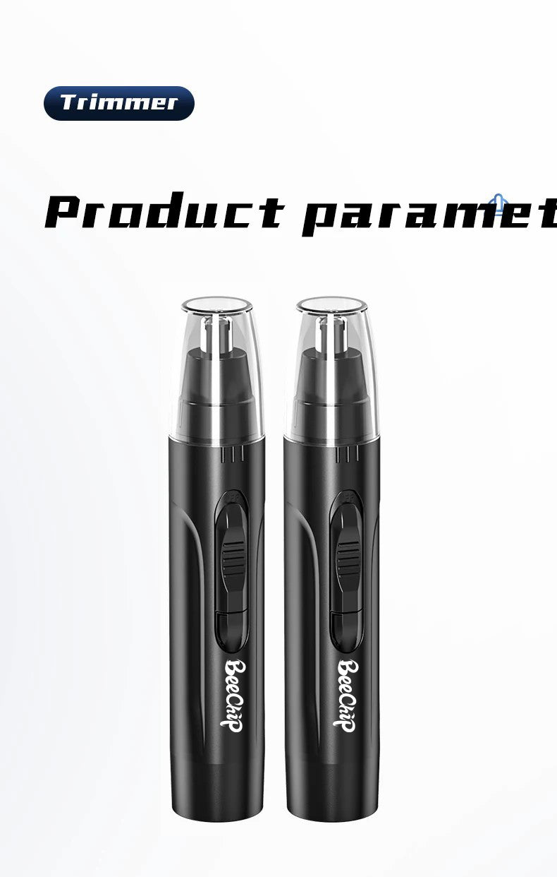 BowLift | SmoothTrim Rechargeable Nose and Ear Trimmer with Stainless Steel Blades