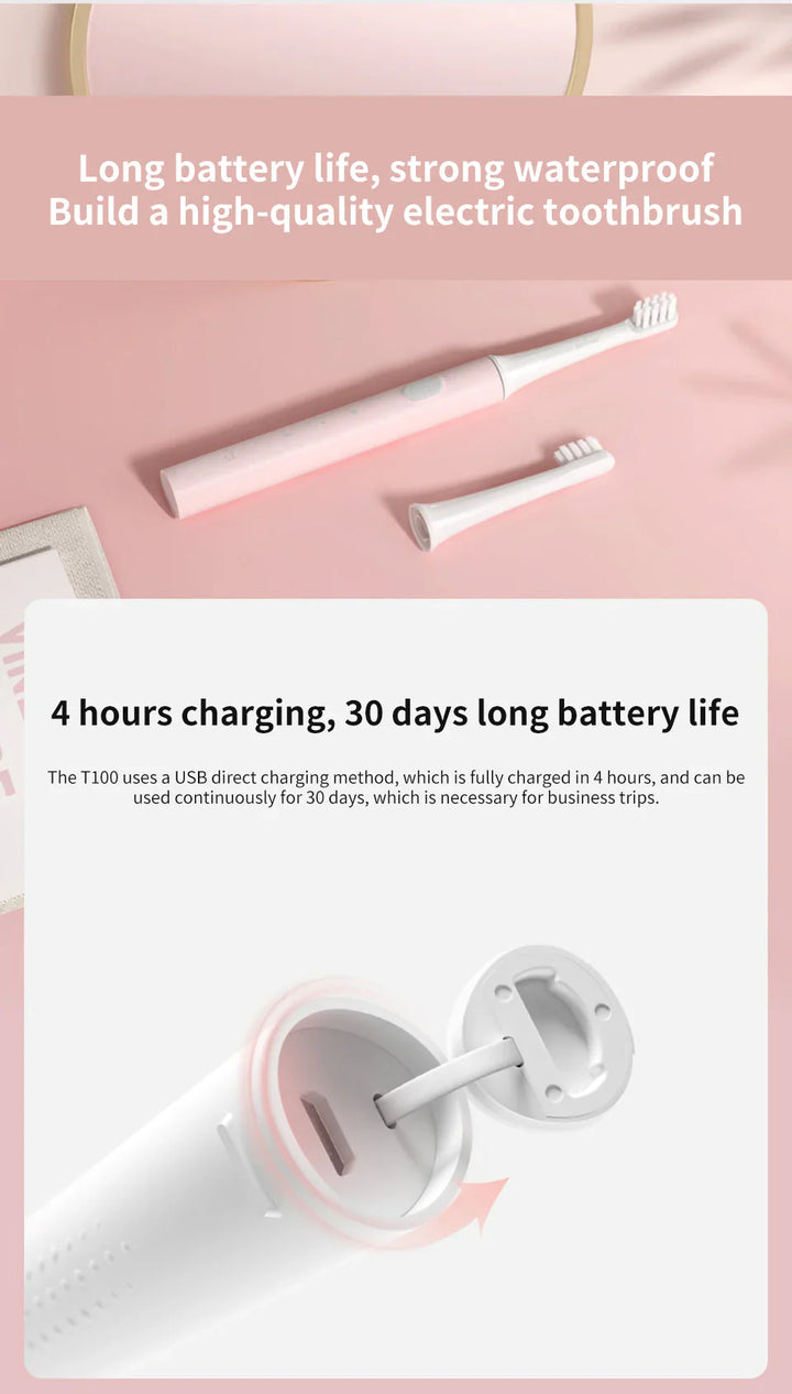 BowLift | Electric Sonic Toothbrush – Waterproof and USB rechargeable