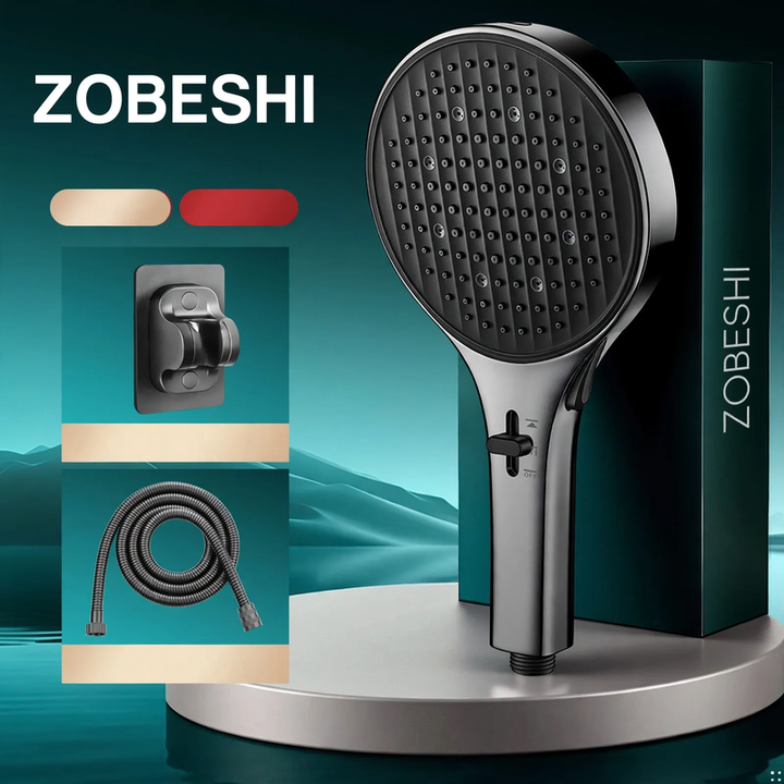 Shower head with pressure balance, large panel
